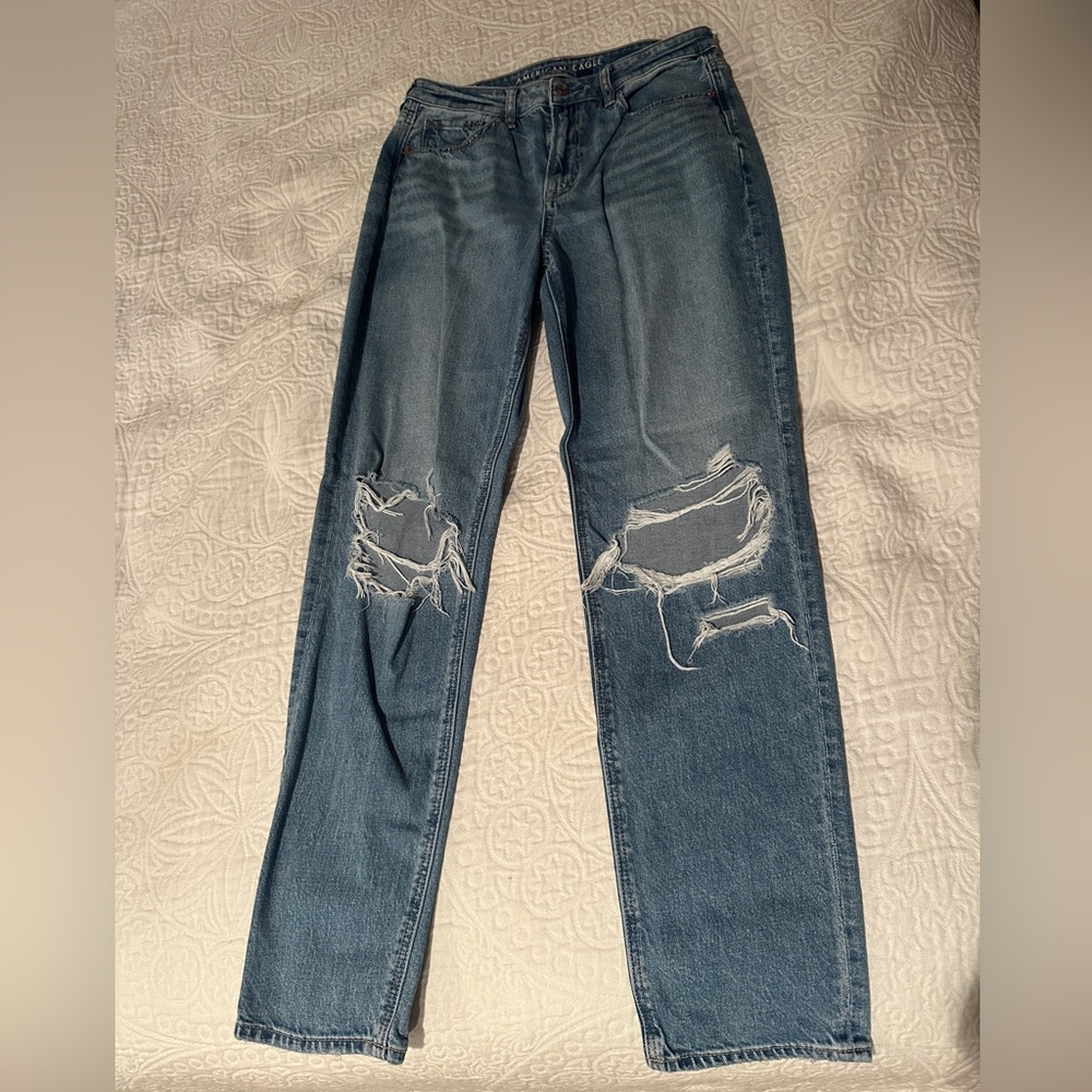 American Eagle Strigid Mom Jeans